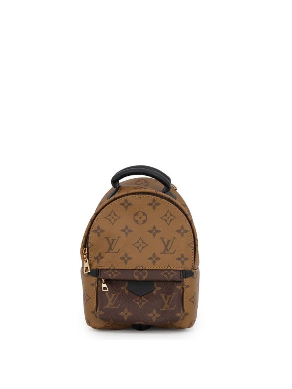 Louis Vuitton Backpack Monogram Reverse Palm Springs Mini Bag Black